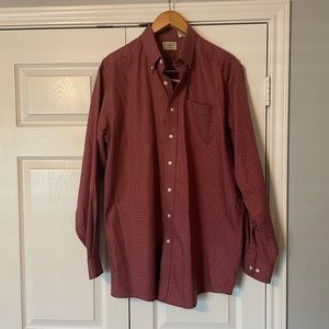 L.L. Bean Tattersall Dress Shirt